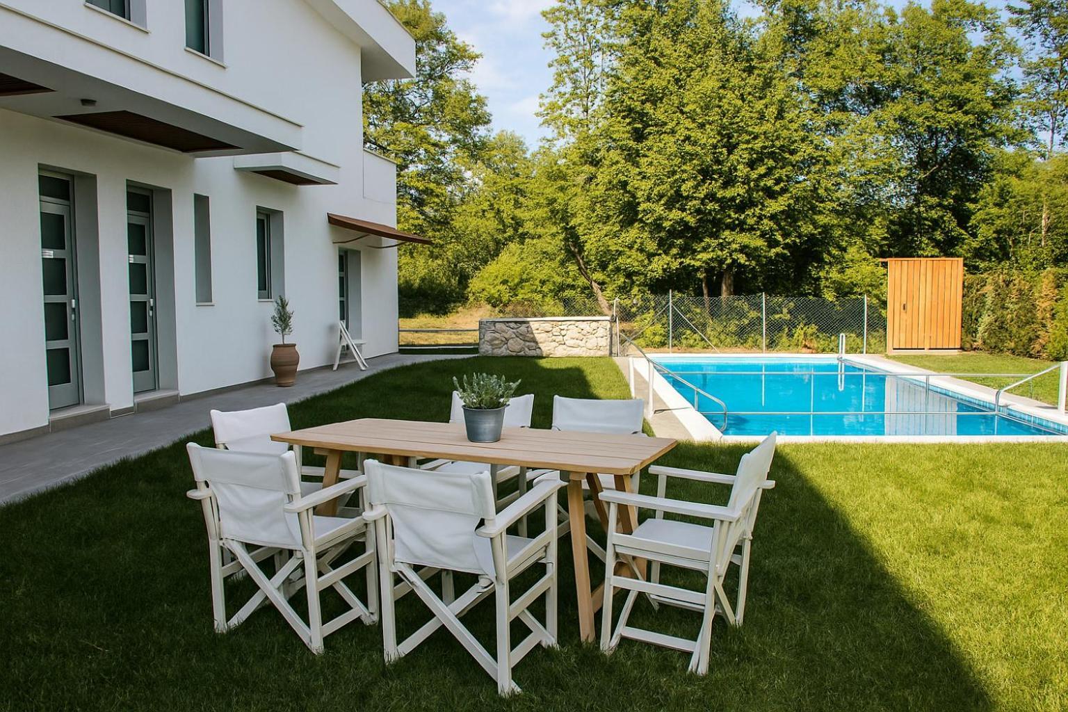 Aristotelia Gi Ikies - Olympiada Poolside Retreats Exterior foto